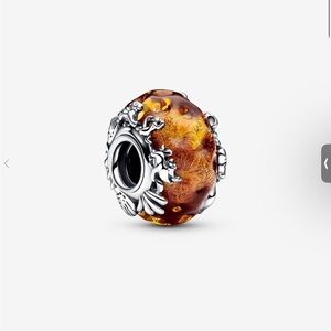 Pandora lion king charm. Murano glass charm